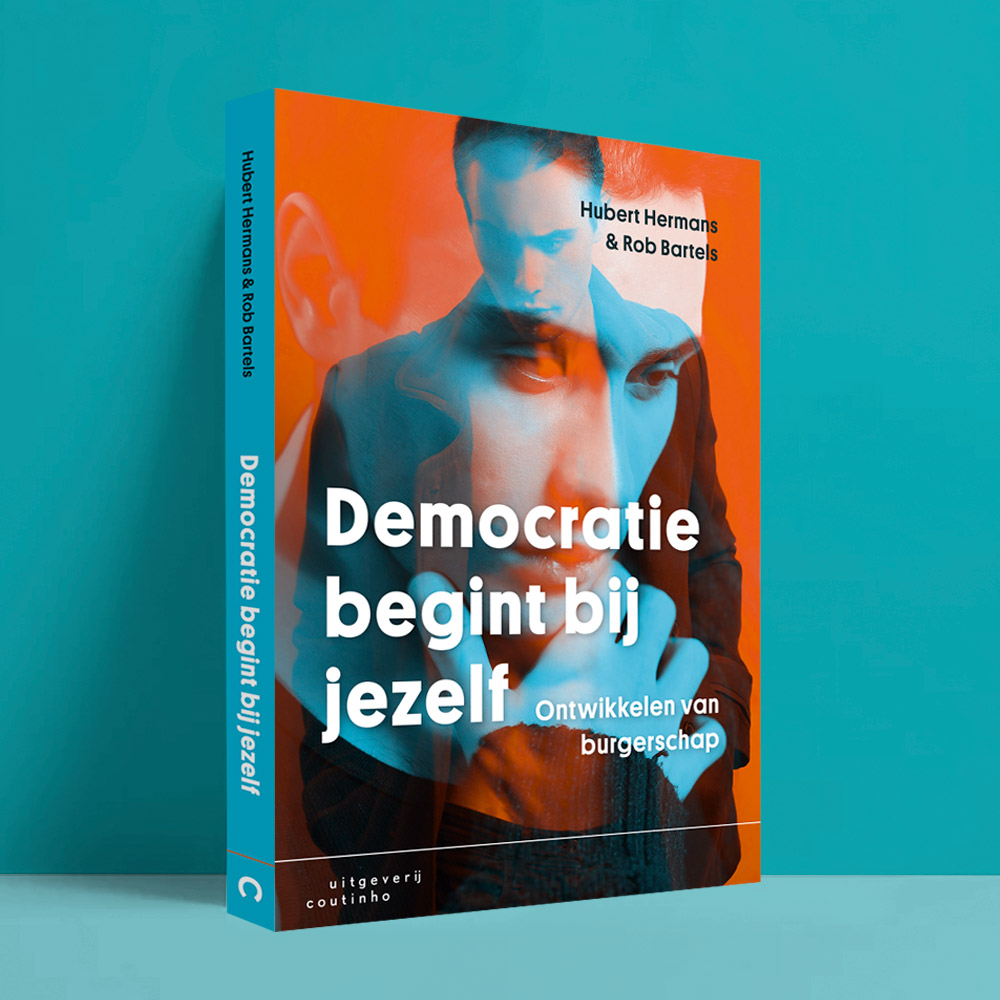 ontwerp boekomslag Democratie begint bij jezelf• Jeanne design • grafische vormgeving boekomslag