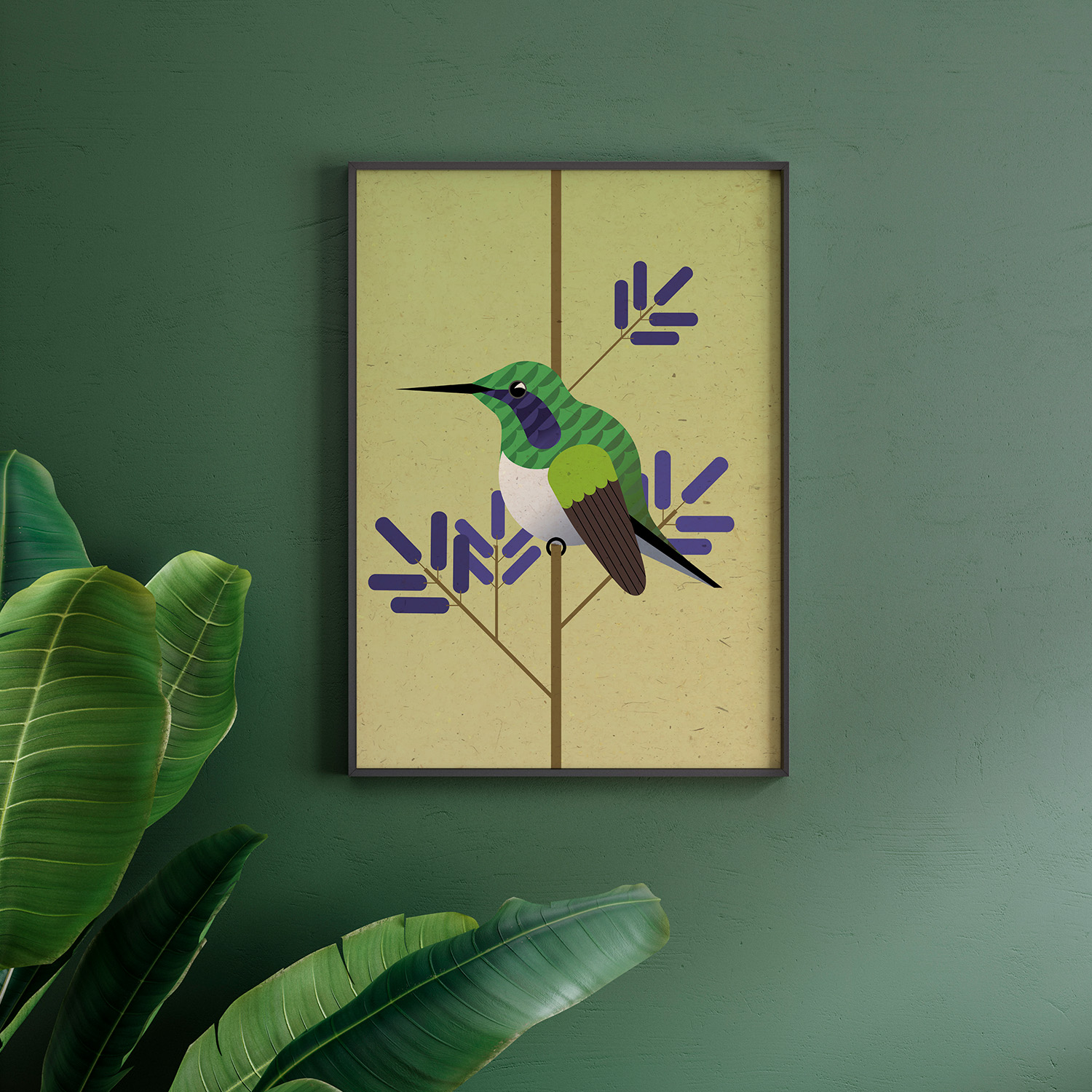 Kolibrie Illustratie Project • Print of poster  • Jeanne design