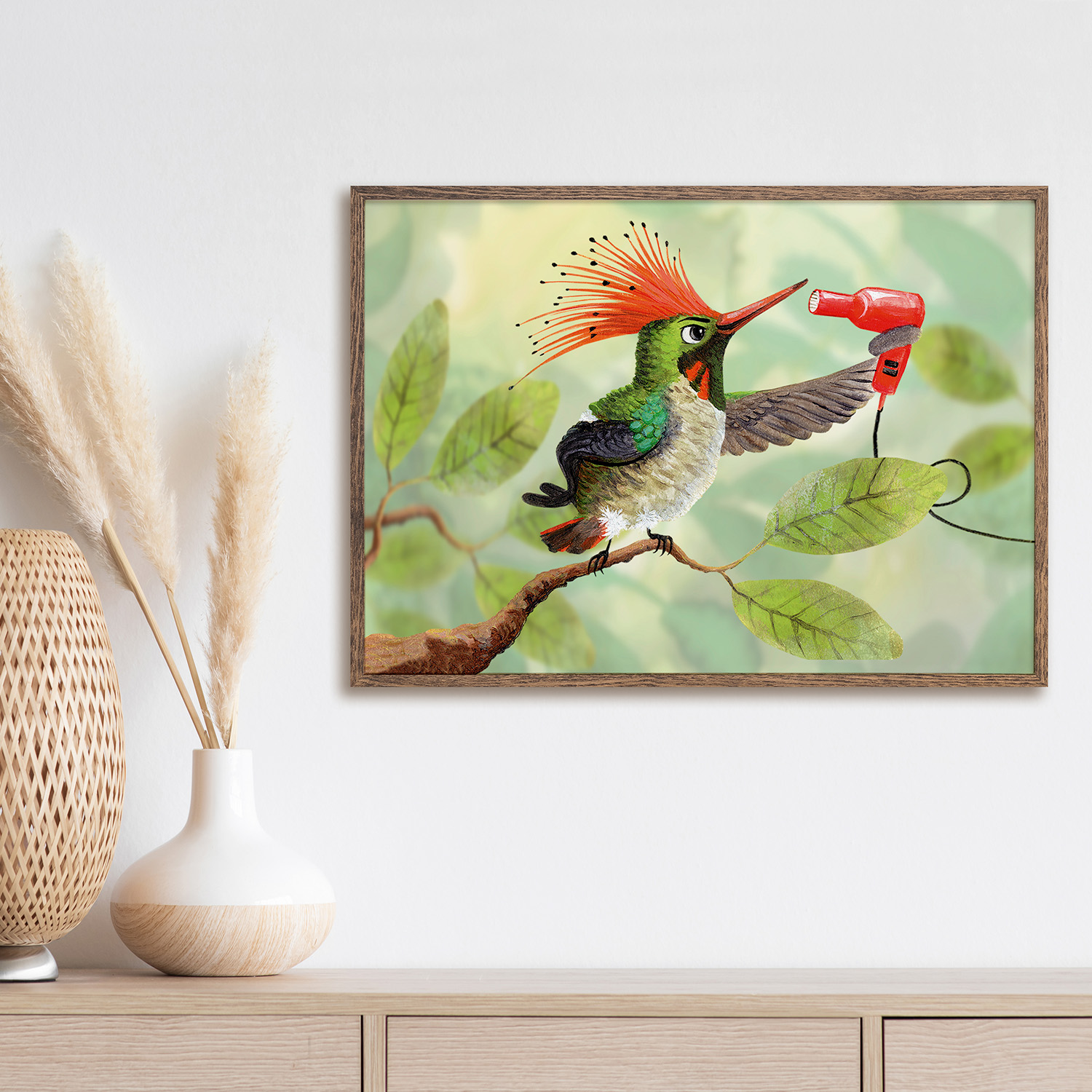 Kolibrie Illustratie Project • Print of poster  • Jeanne design