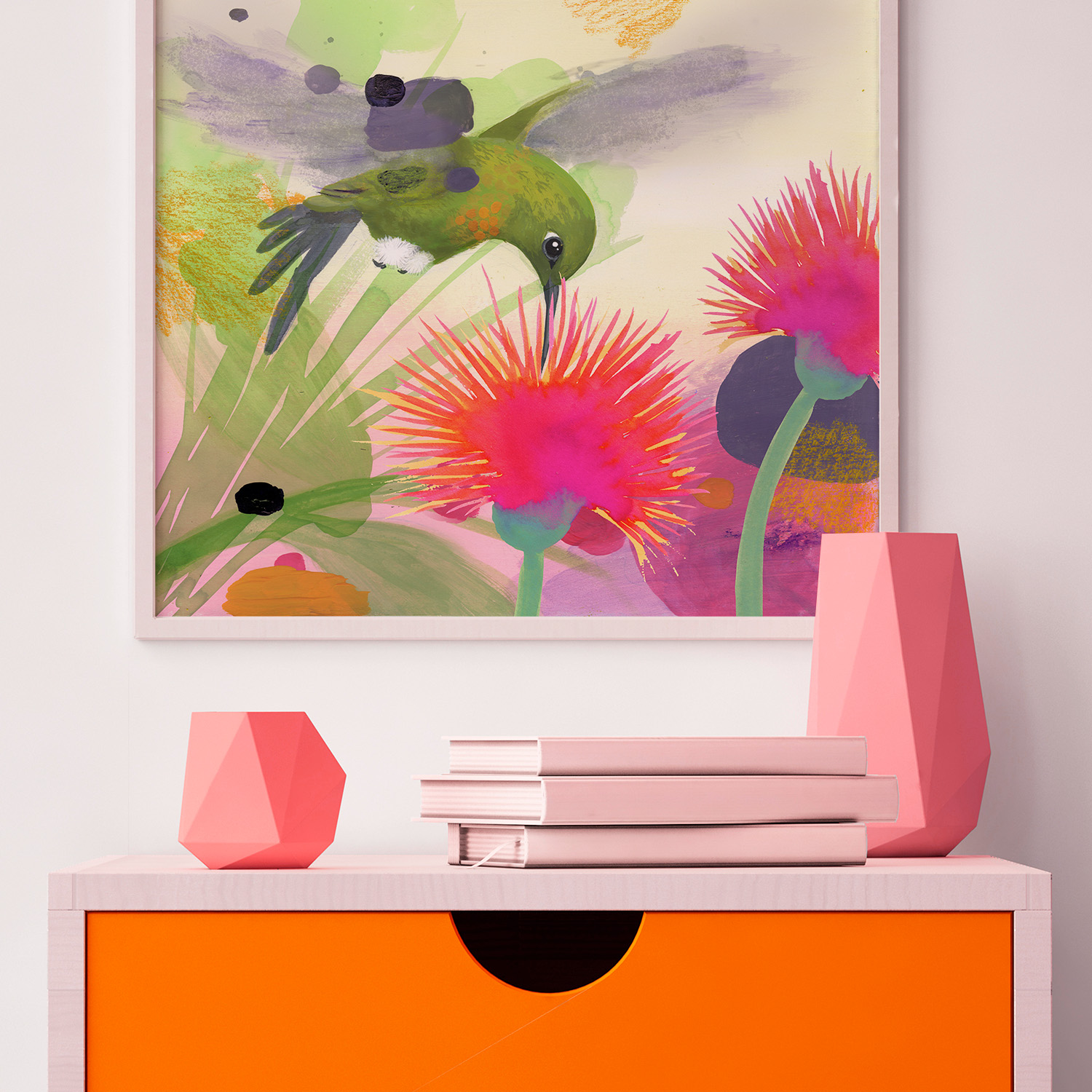 Kolibrie Illustratie Project • Print of poster  • Jeanne design