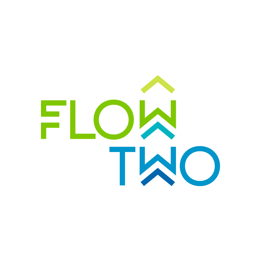 logo ontwerp Flowtwo • Jeanne Design • logo laten ontwerpen Arnhem