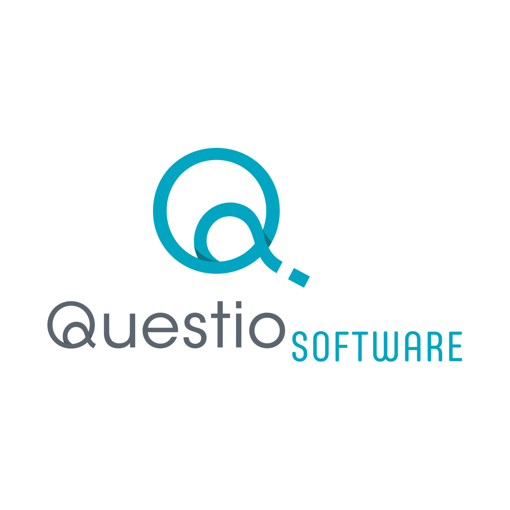 logo ontwerp Questio software • Jeanne Design • logo laten ontwerpen Arnhem