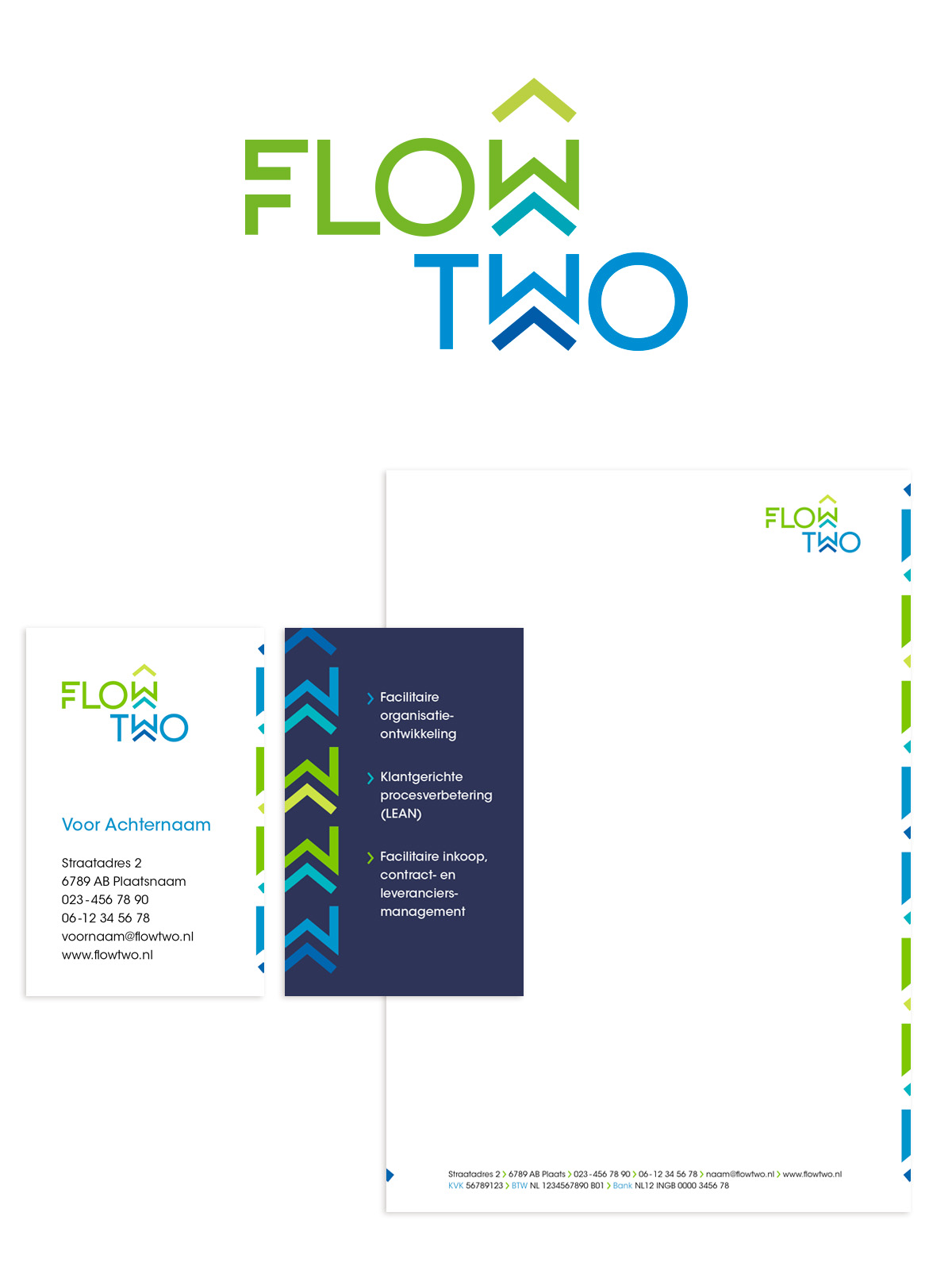 logo ontwerp Flowtwo Jeanne Design