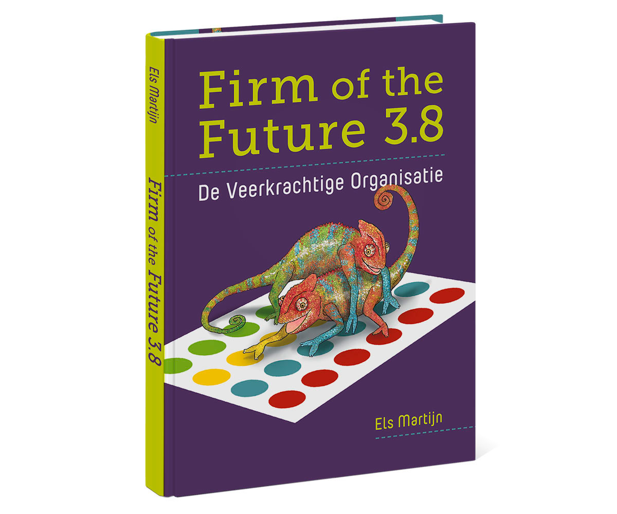 vormgeving boek 'Firm of the Future 3.8' • Jeanne Melchels