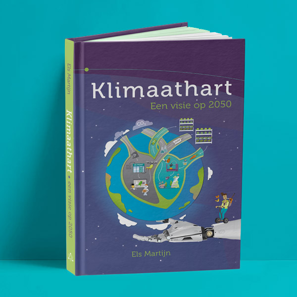 illustraties en vormgeving boek Klimaathart voor Firm of the Future • boekvormgeving Jeanne design