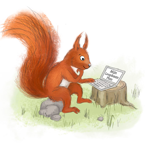 ontwerp website en illustraties Mijn Loopbaan Plan